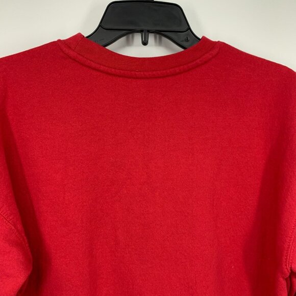 Disney Sweatshirt Red Minnie Mouse Graphic Long Sleeve Pullover - Picture 7 of 8